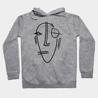 Abstract face Hoodie